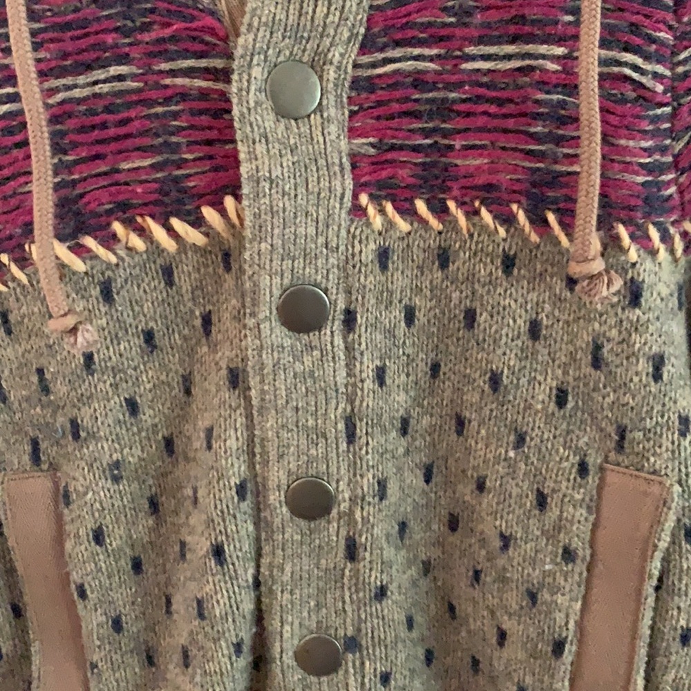 Free people sweater with hood size Xs - Picture 5 of 11